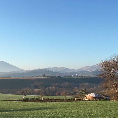 Hotel Glamping Abruzzo - The Yurt Catignano Exterior foto