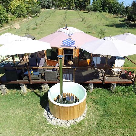 Hotel Glamping Abruzzo - The Yurt Catignano Exterior foto
